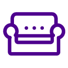 Ícone conforto e agendamento