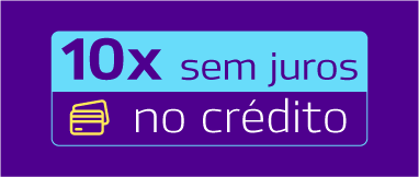 Imagem que as compras podem ser parceladas em 10x sem juros no cartão de crédito