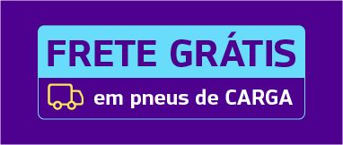 Imagem indicando frete grátis em pneus de carga