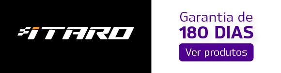 Imagem da marca Itaro dizendo que os produtos tem 180 dias de garantia