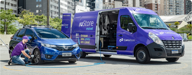 PneuStore Móvel com entrega e montagem em domicílio