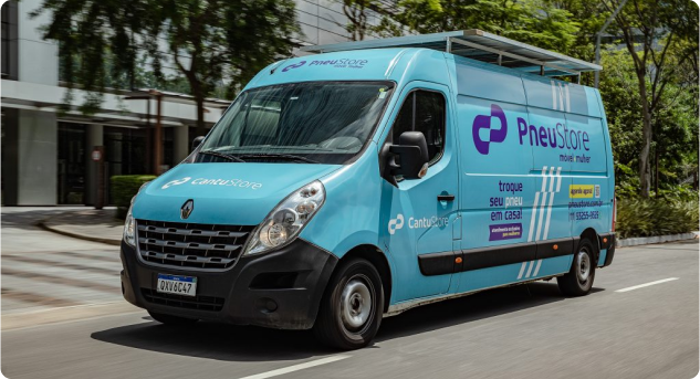 Van de entrega PneuStore