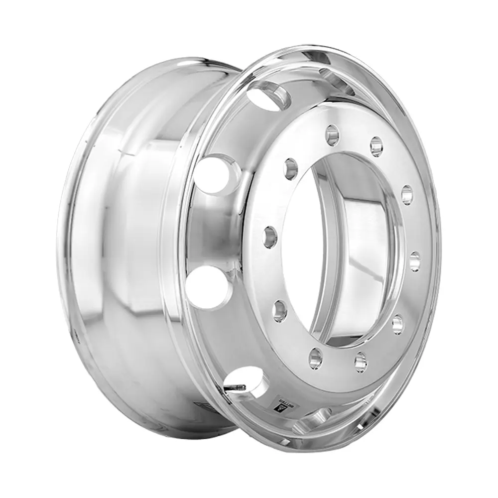 Roda Gripmaster Aro 22.5 Alumínio Disco BL 22.5X8.25 10 Furos Janela Redonda