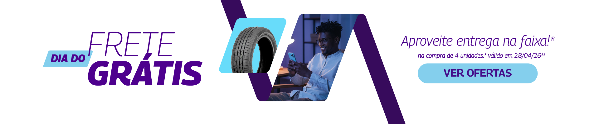 FRETE GRÁTIS 4 PNEUS