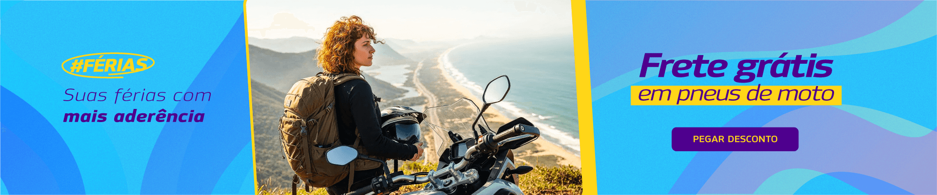 Frete grátis pneu de moto