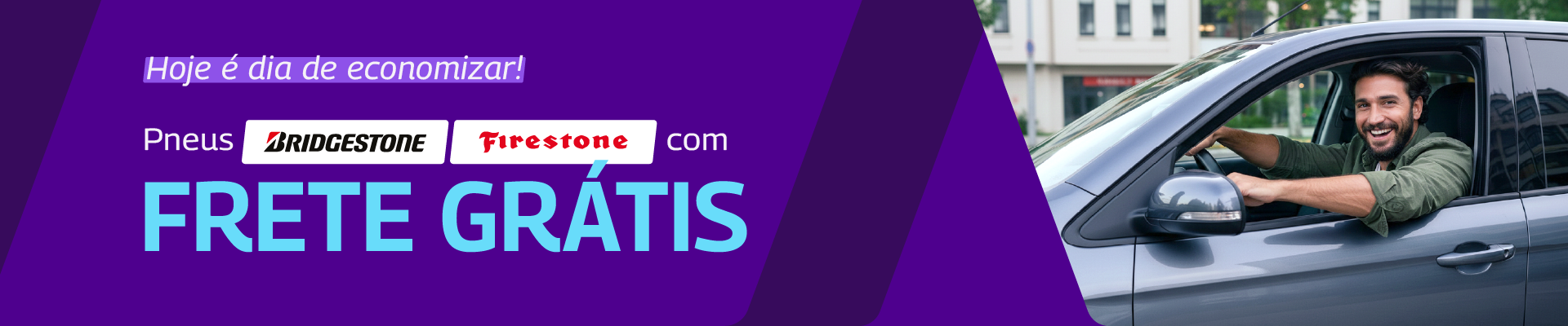 FRETE GRÁTIS BRIDGESTONE E FIRESTONE